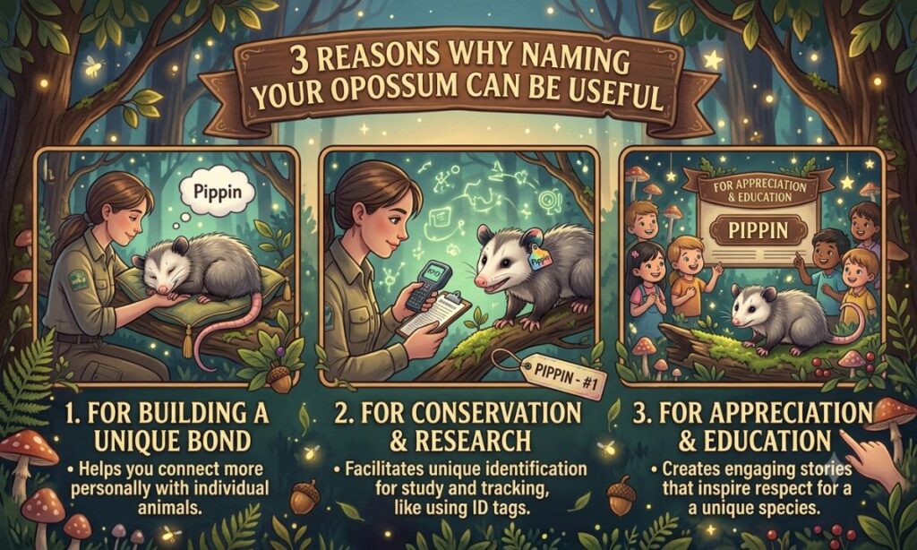 3 Reasons Why Naming Your Opossum Can Be Useful