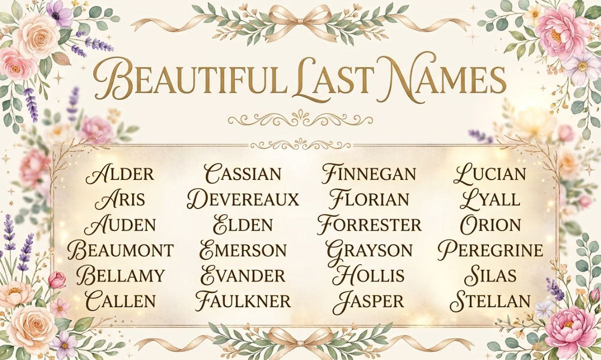 Beautiful Last Names
