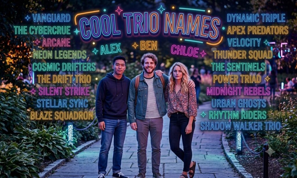 Cool Trio Names