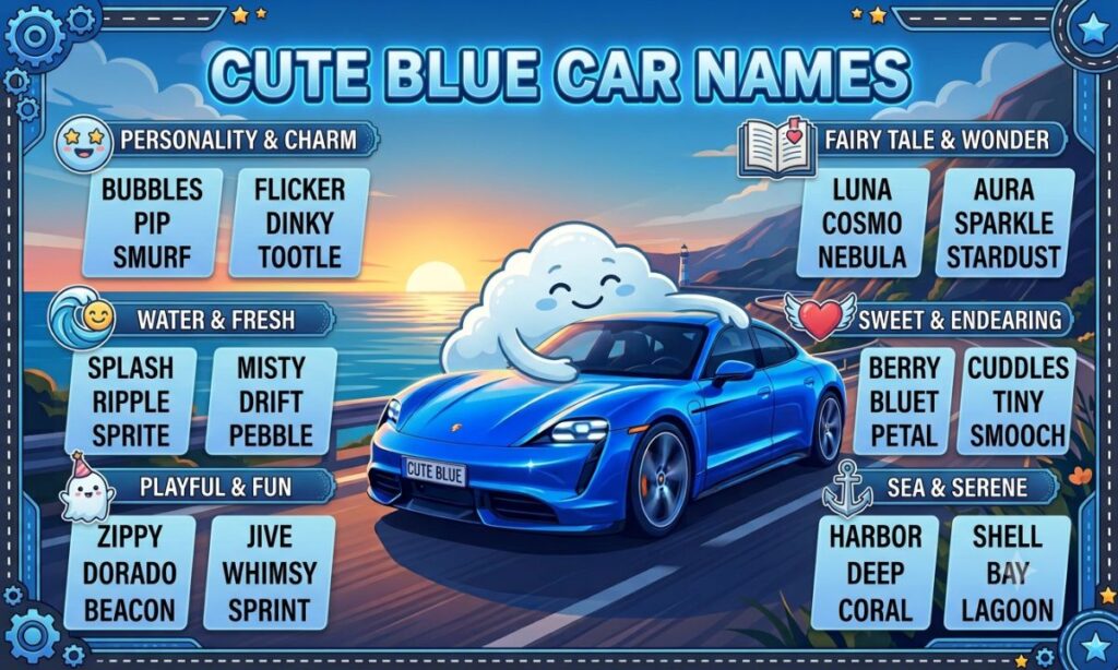 Cute Blue Car Names