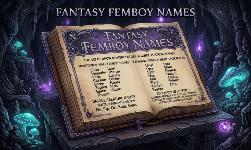 Fantasy Femboy Names