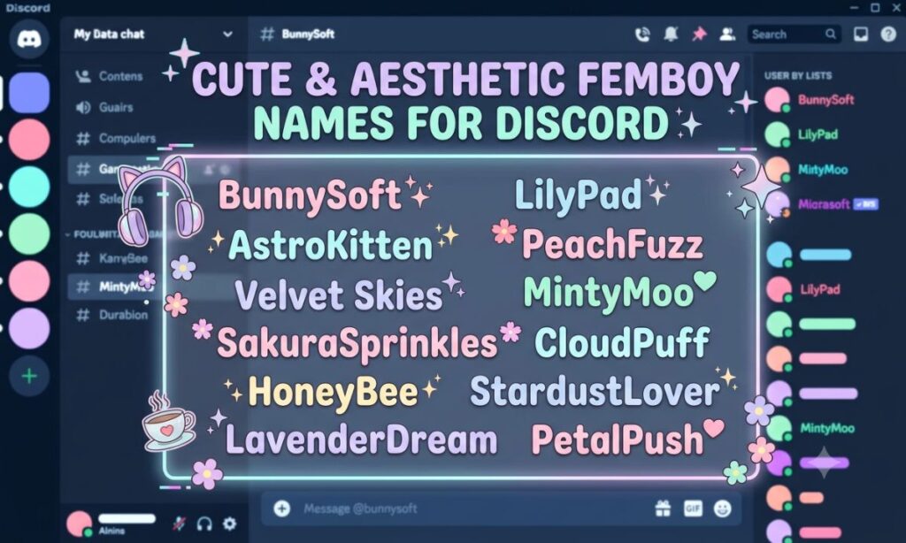 Femboy Names for Discord