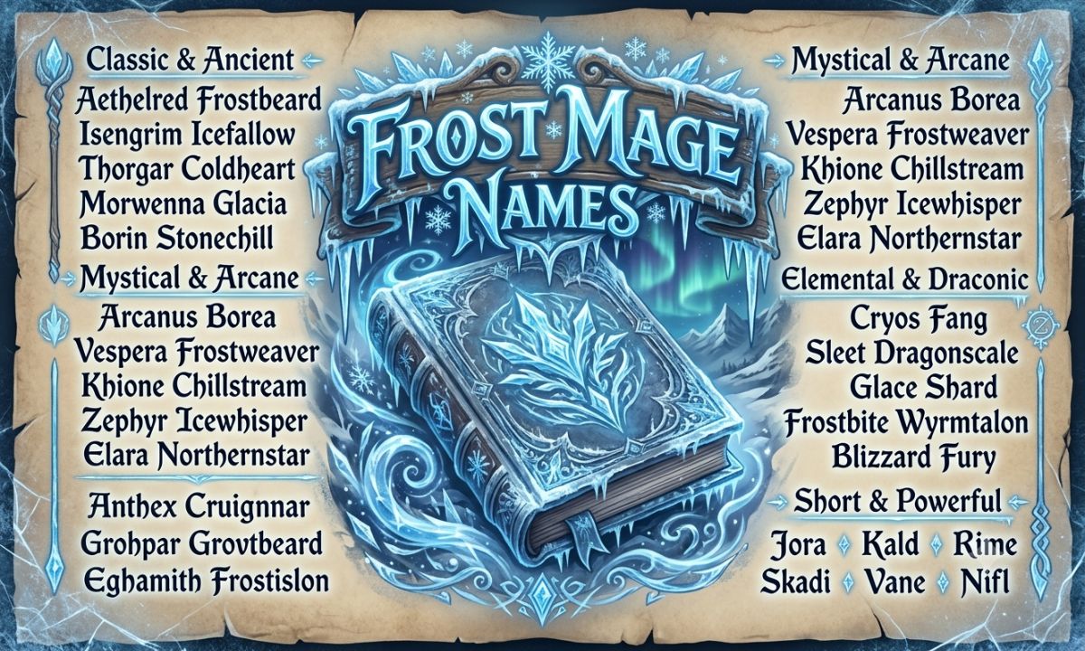 Frost Mage Names