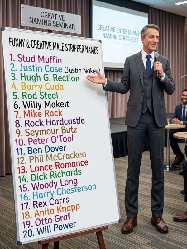 Funny Male Stripper Names