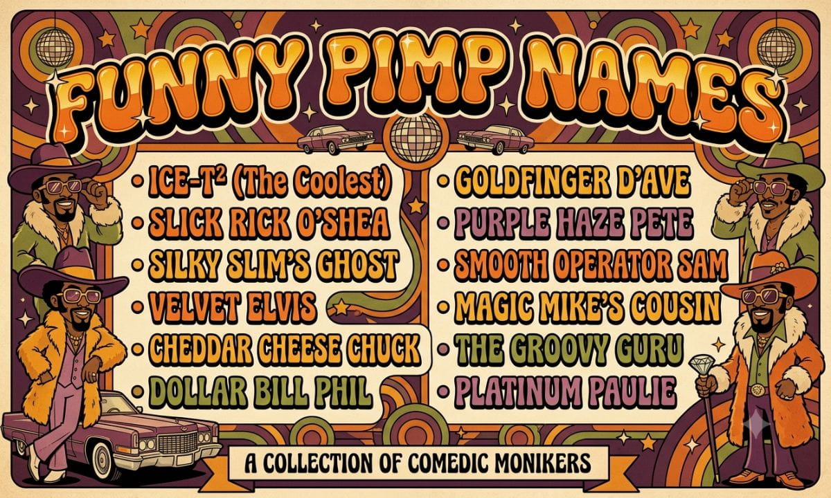 Funny Pimp Names
