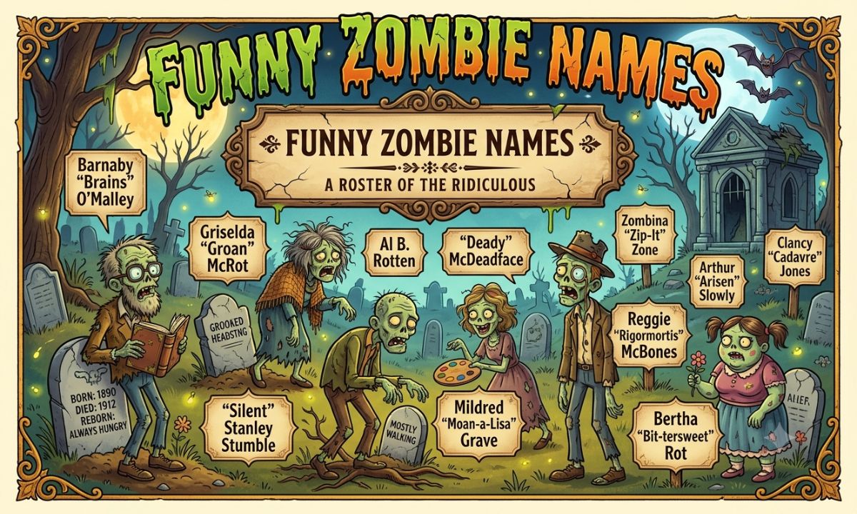 Funny Zombie Names