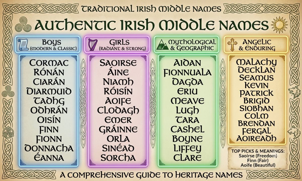Irish Middle Names