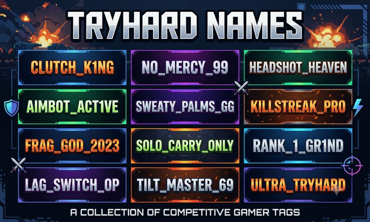 Tryhard Names