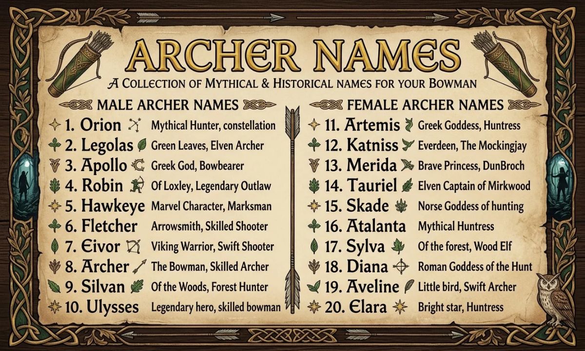 Archer Names