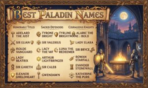 Best Paladin Names