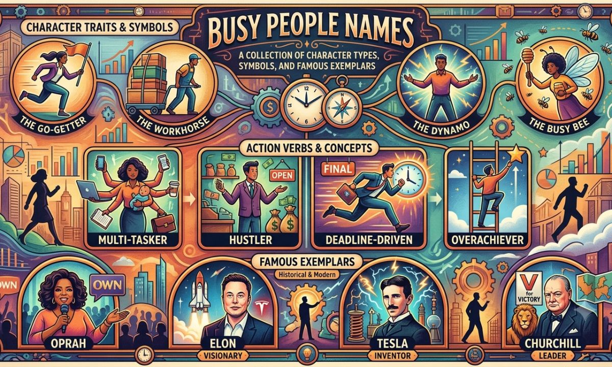 Busy People Names