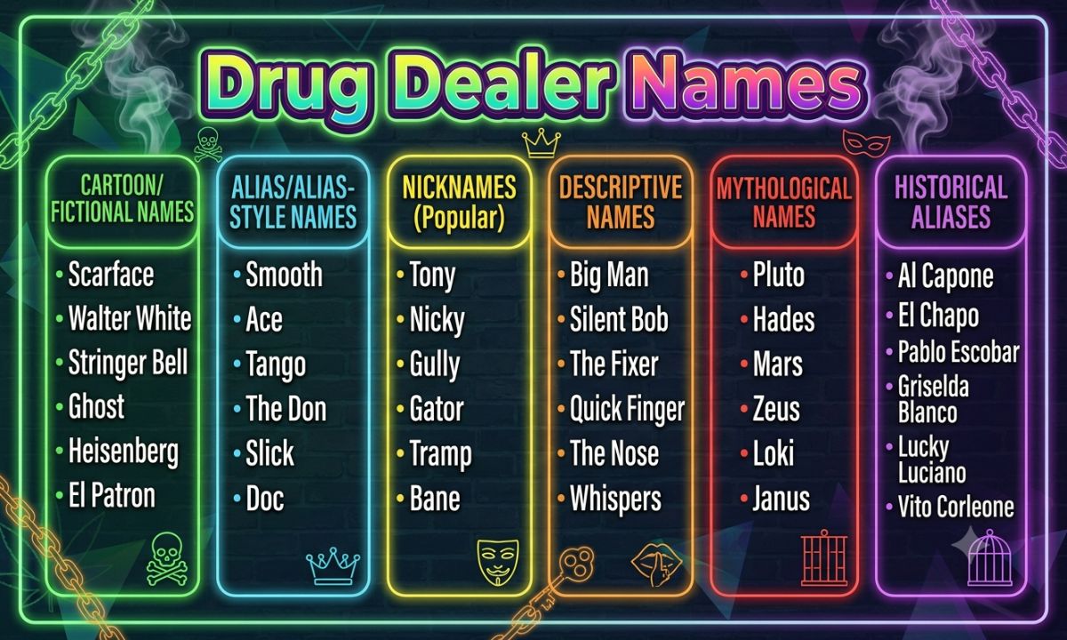 Drug Dealer Names