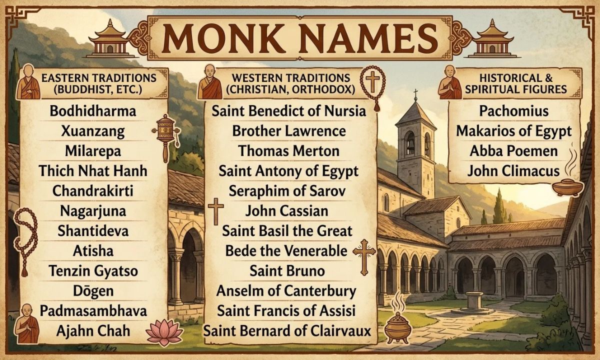 Monk Names
