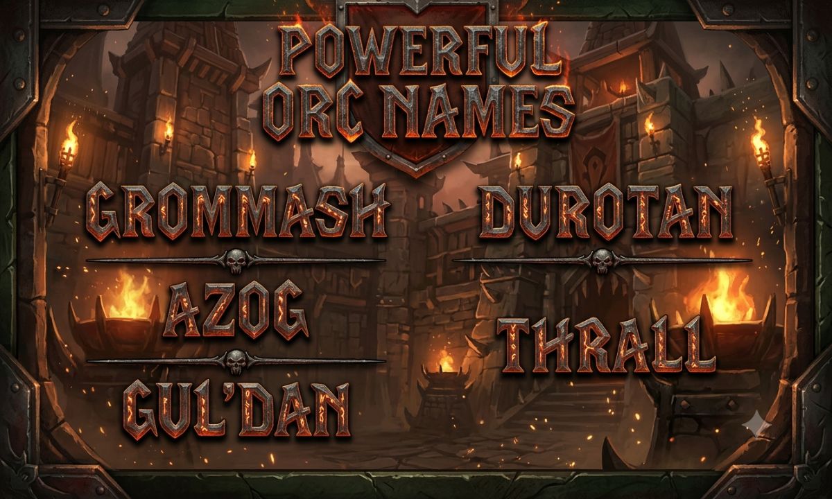 Powerful Orc Names
