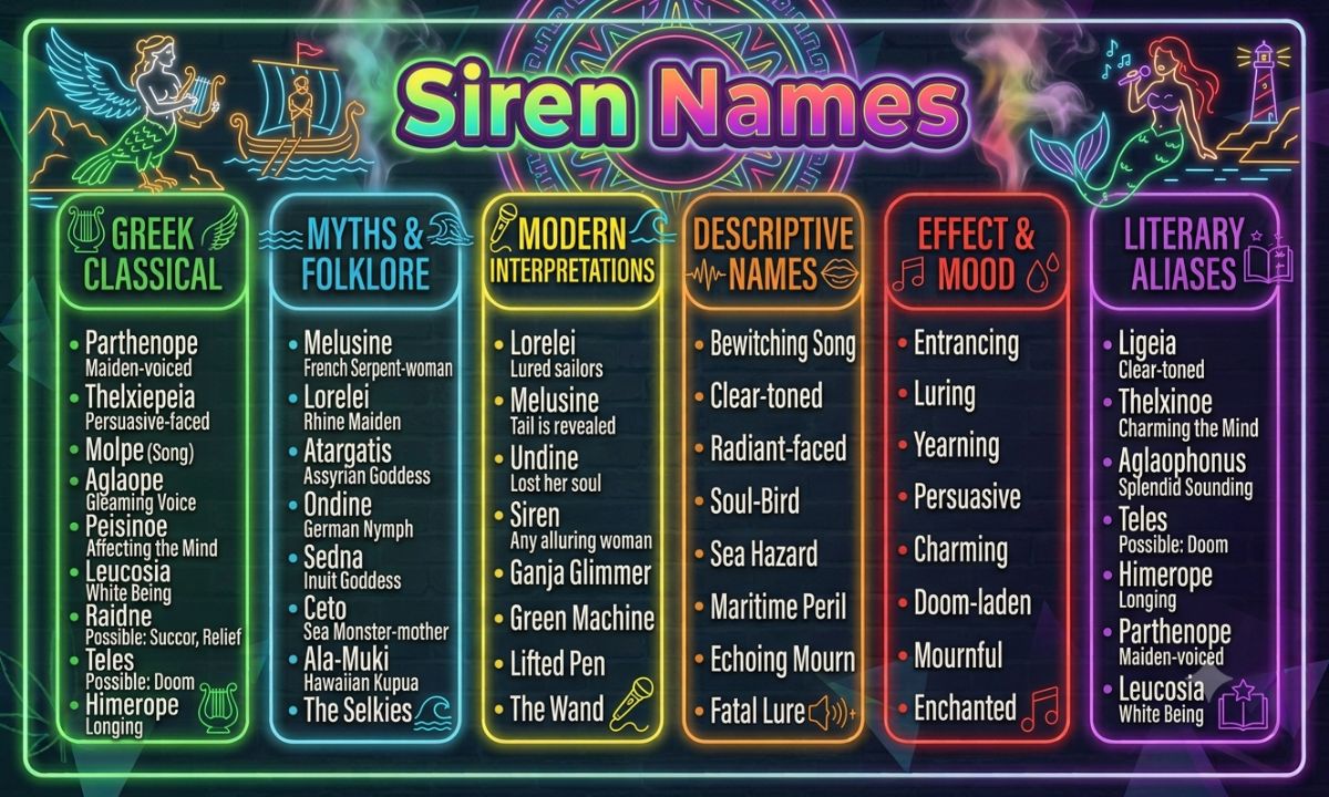 Siren Names