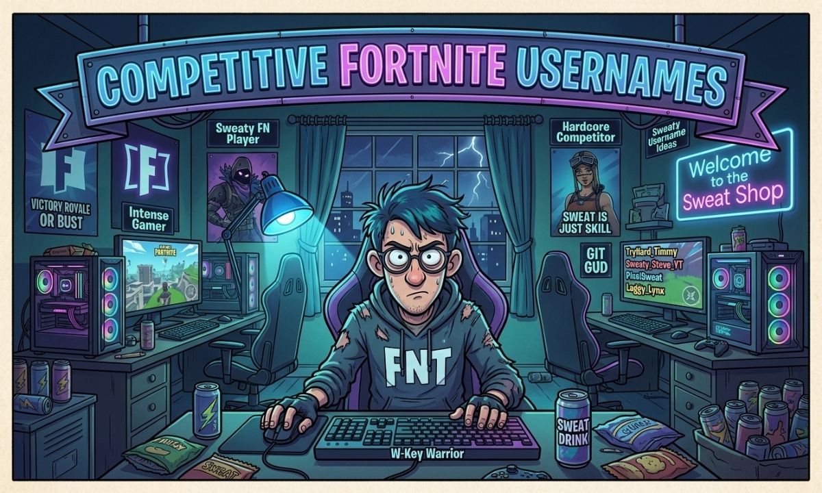 Sweaty Fortnite Names