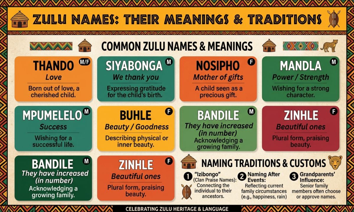 Zulu Names