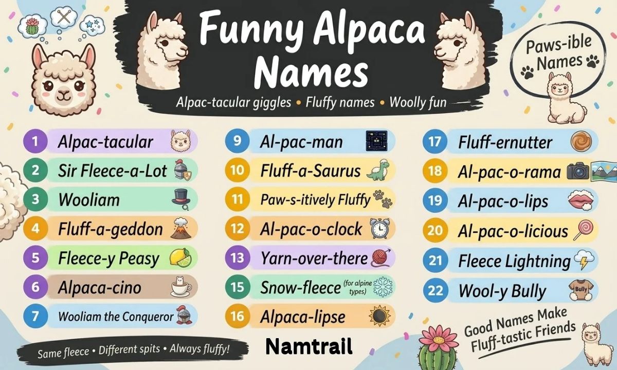 Alpaca Names