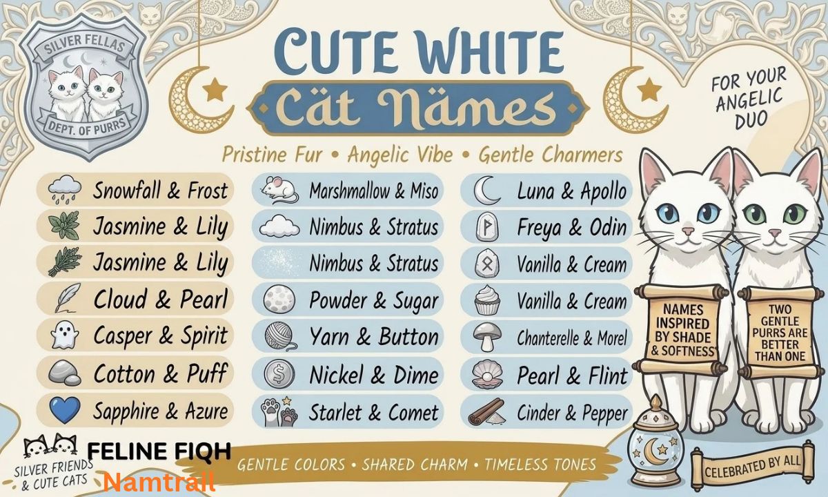 Cute White Cat Names