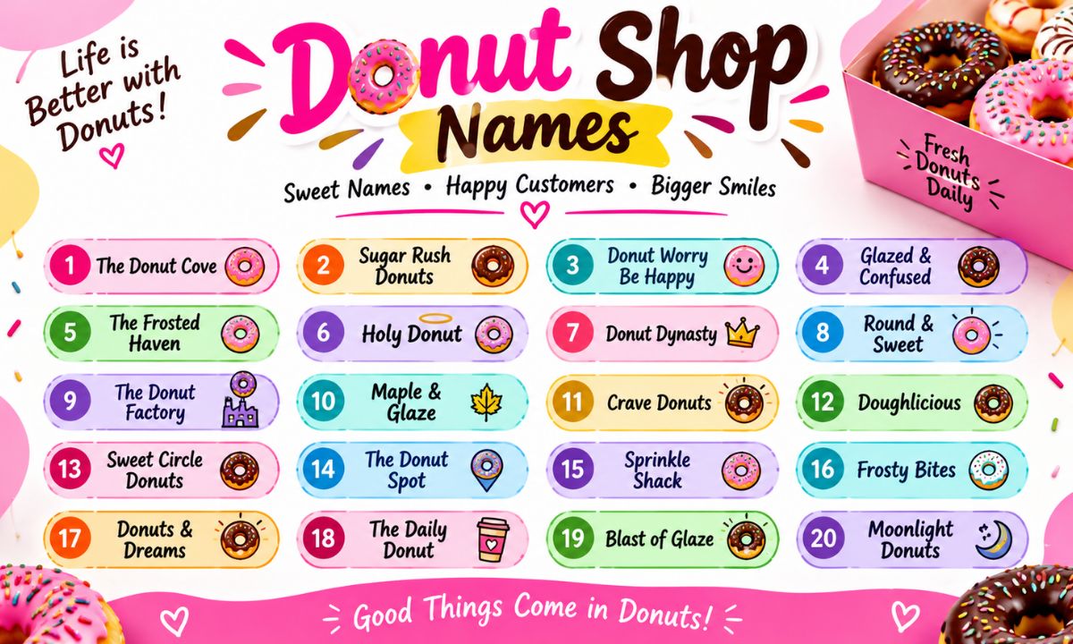 Donut Shop Names