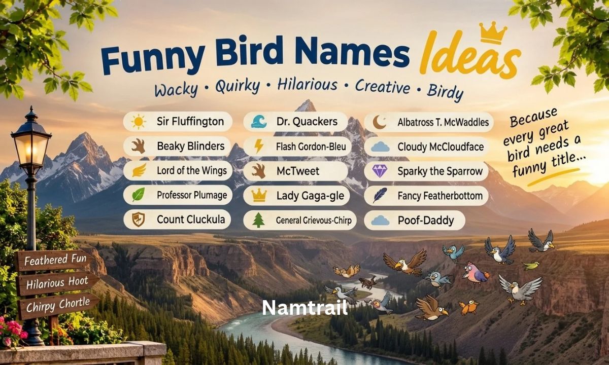 Funny Bird Names