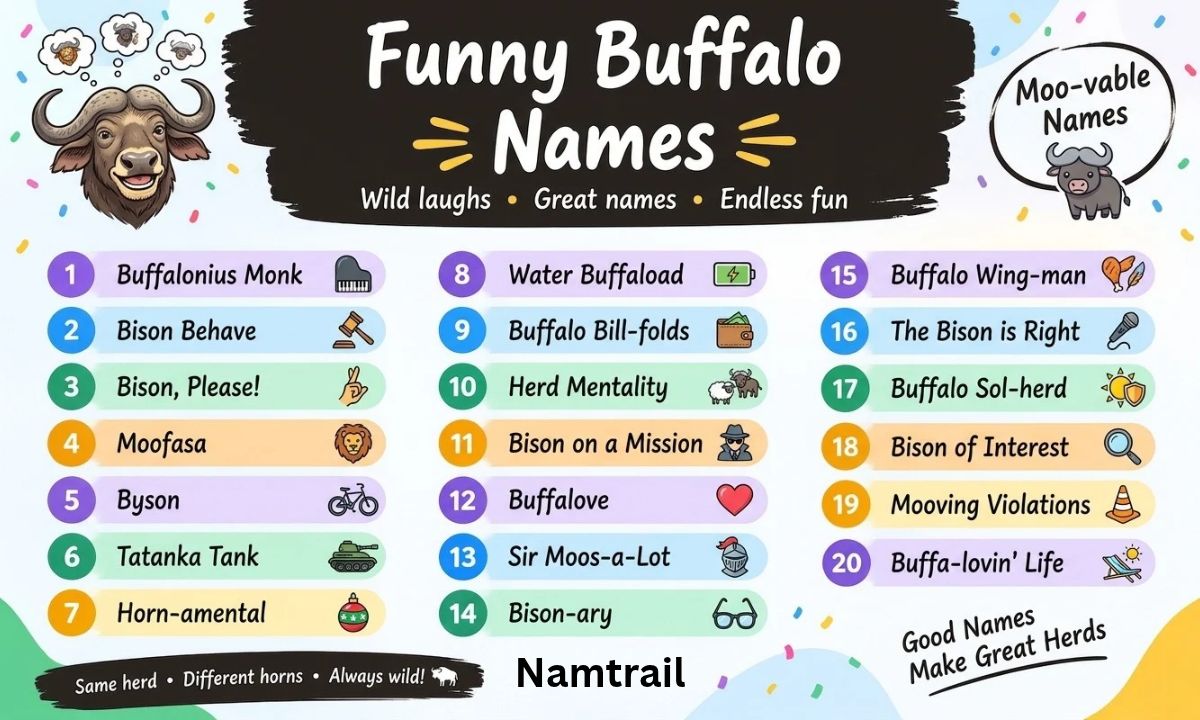 Funny Buffalo Names