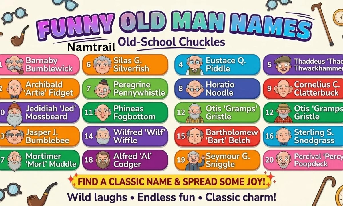 Funny Old Man Names