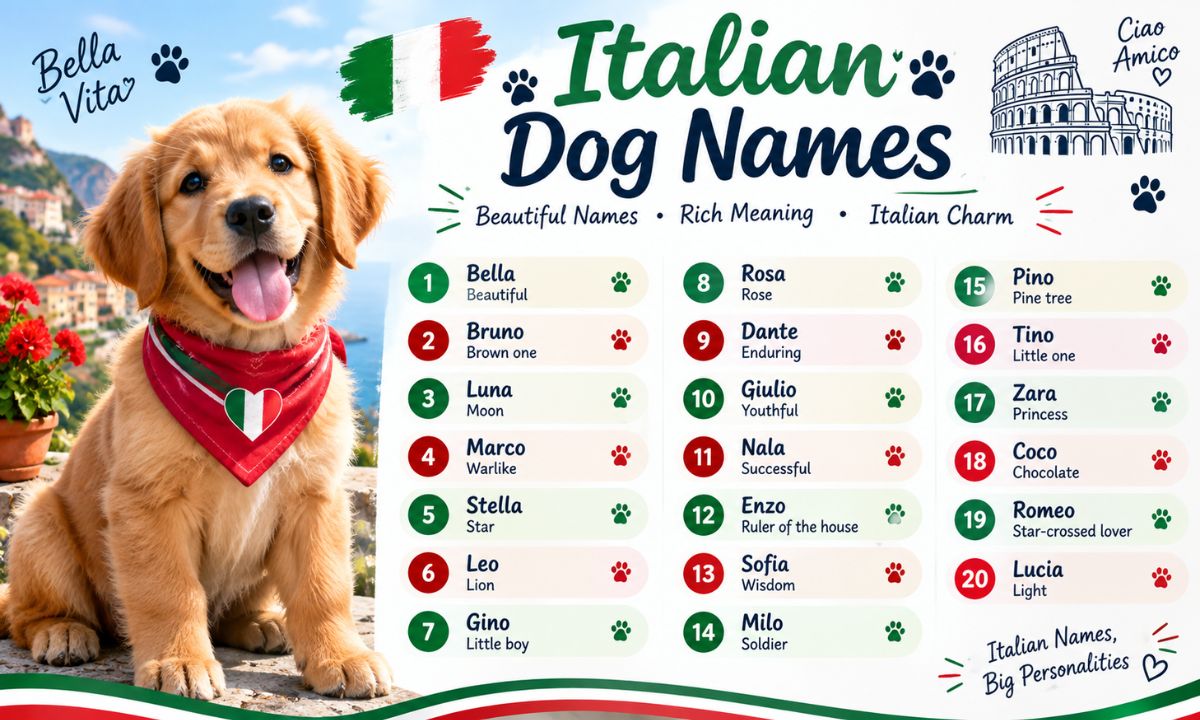 Italian Dog Names
