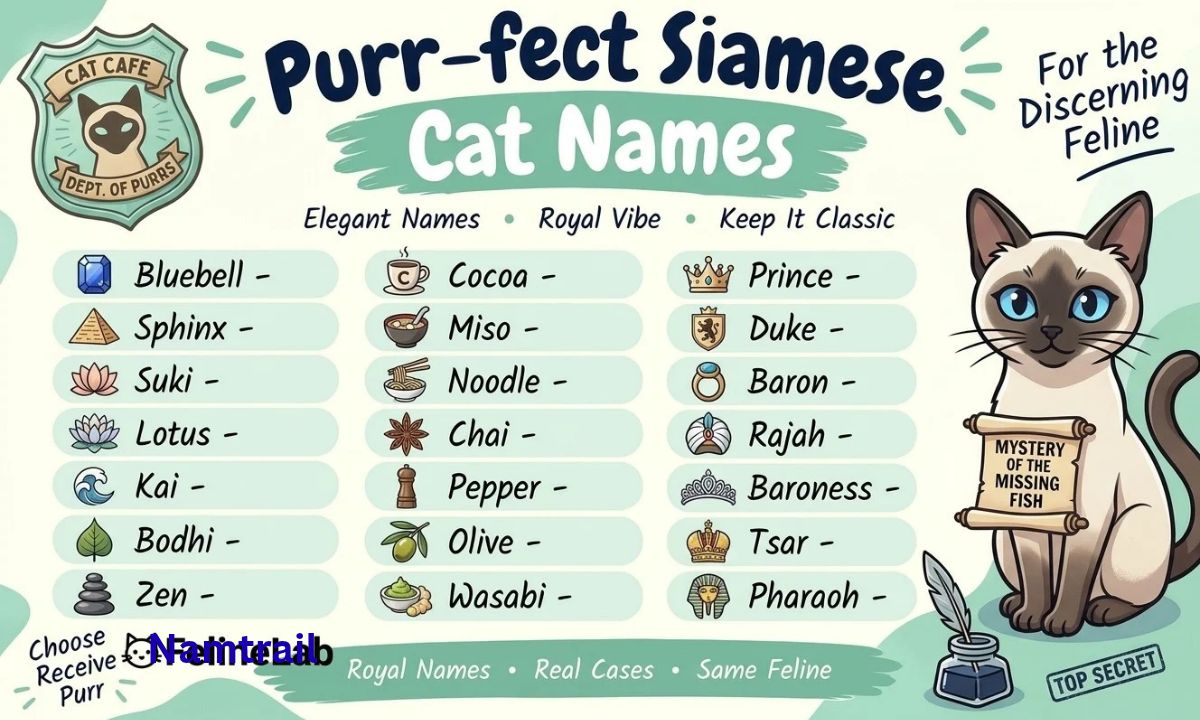 Siamese Cat Names