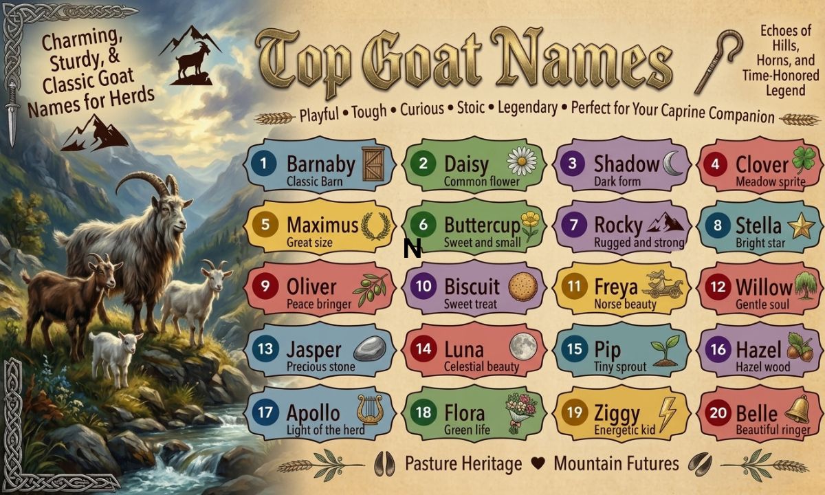 Top Goat Names