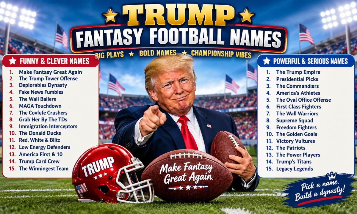 Trump Fantasy Football Names