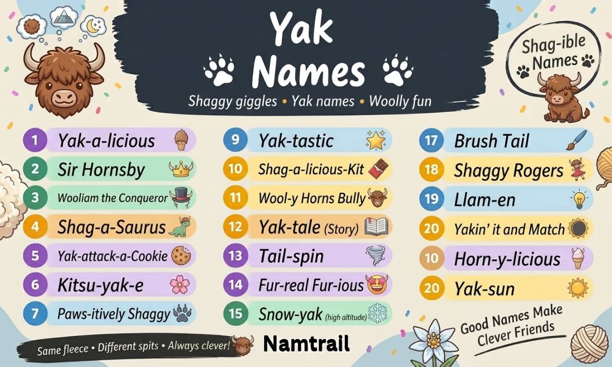 Yak Names
