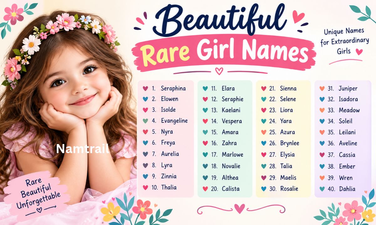Beautiful Rare Girl Names