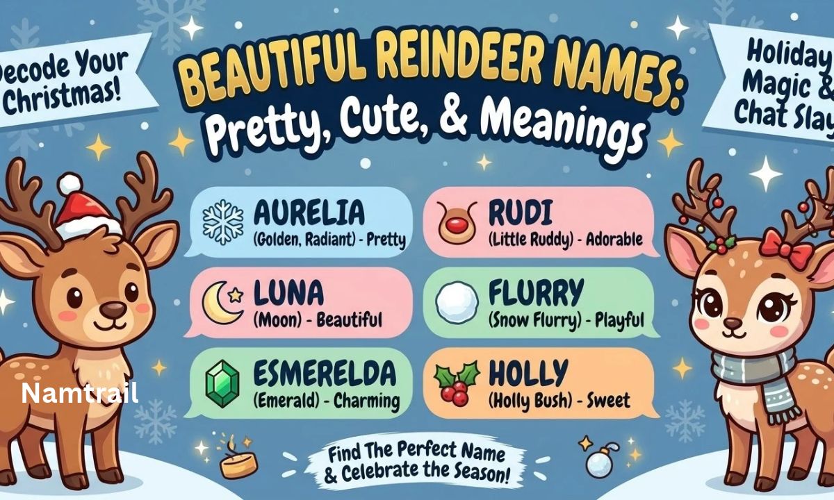 Beautiful Reindeer Names