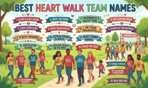 Best Heart Walk Team Names