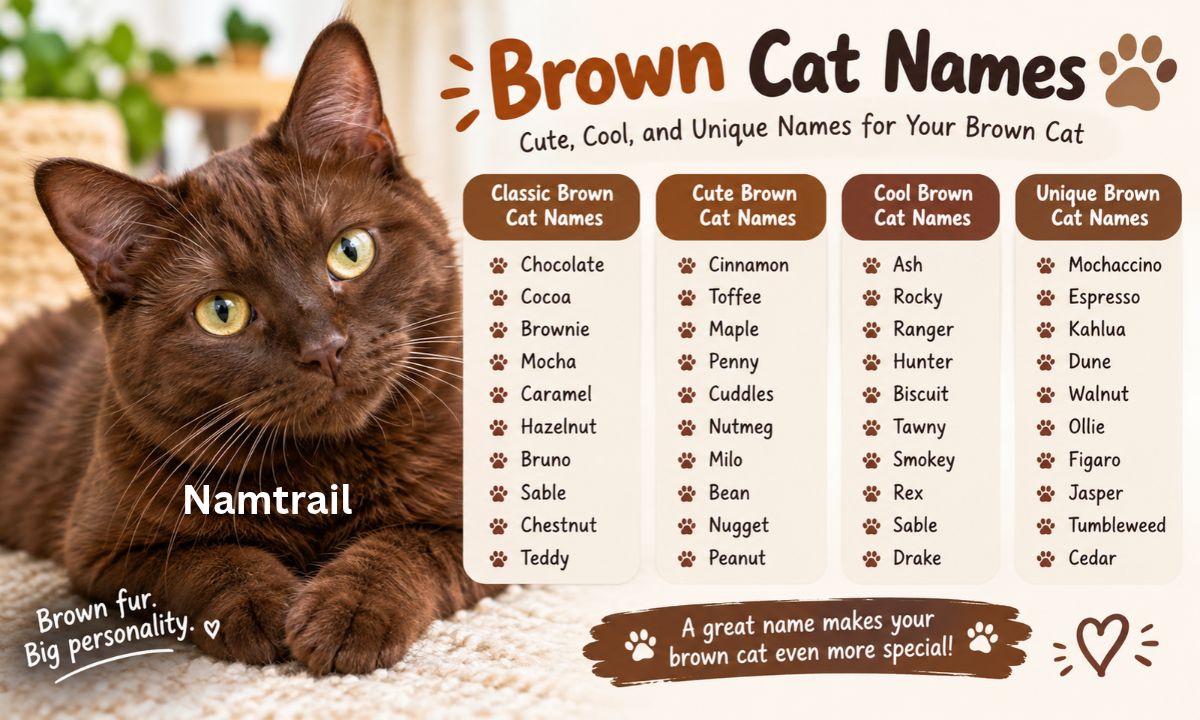 Brown Cat Names
