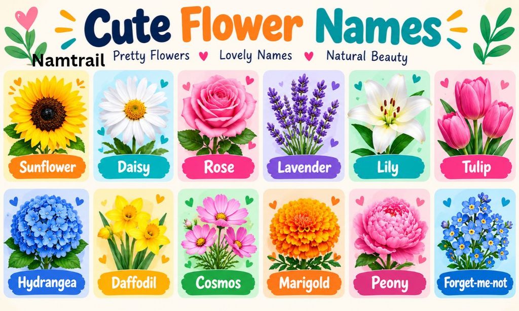 Cute Flower Names