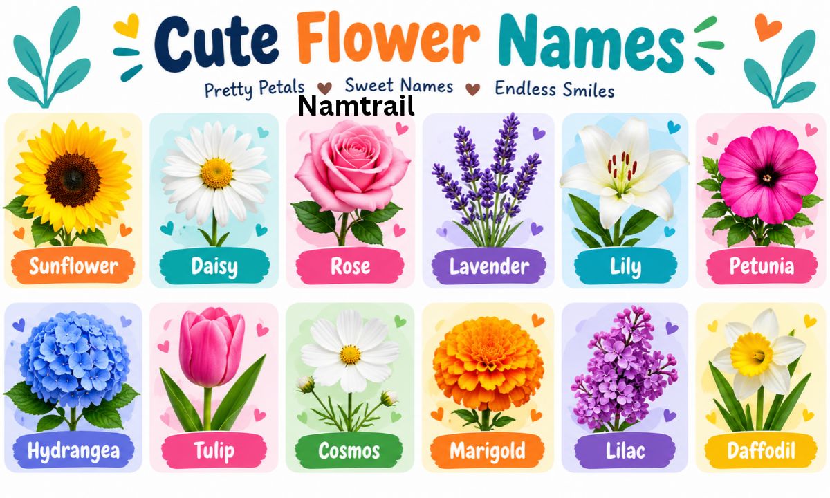 Cute Flower Names