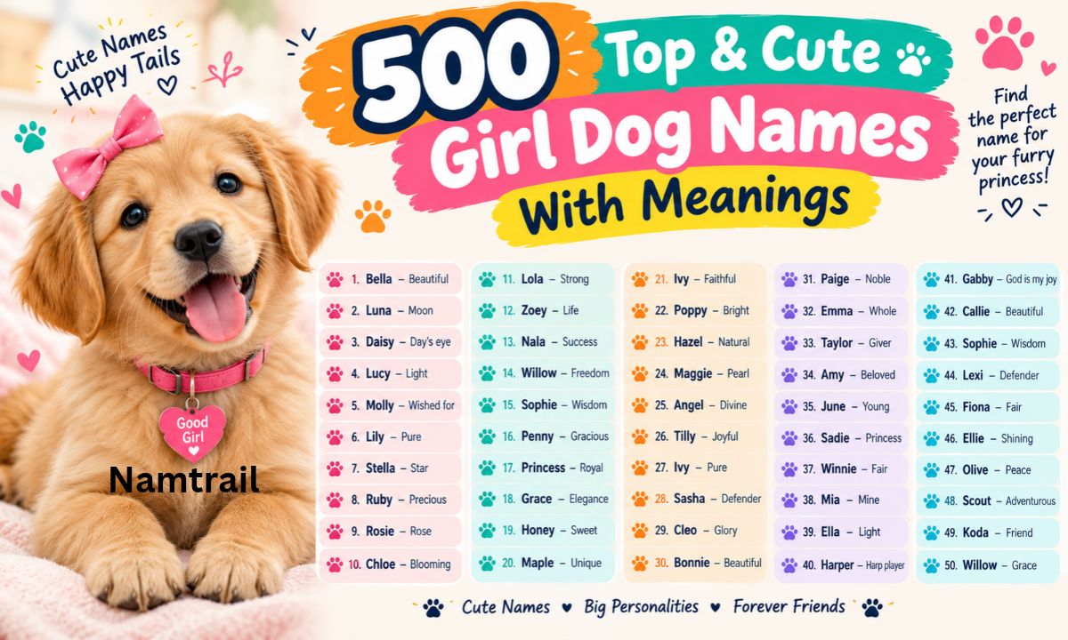 Cute Girl Dog Names