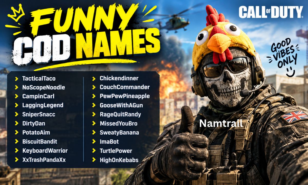 Funny COD Names