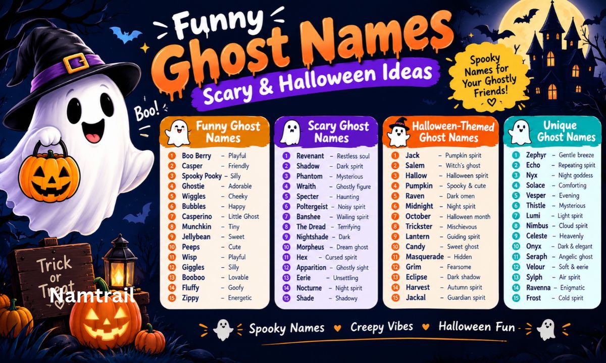 Funny Ghost Names