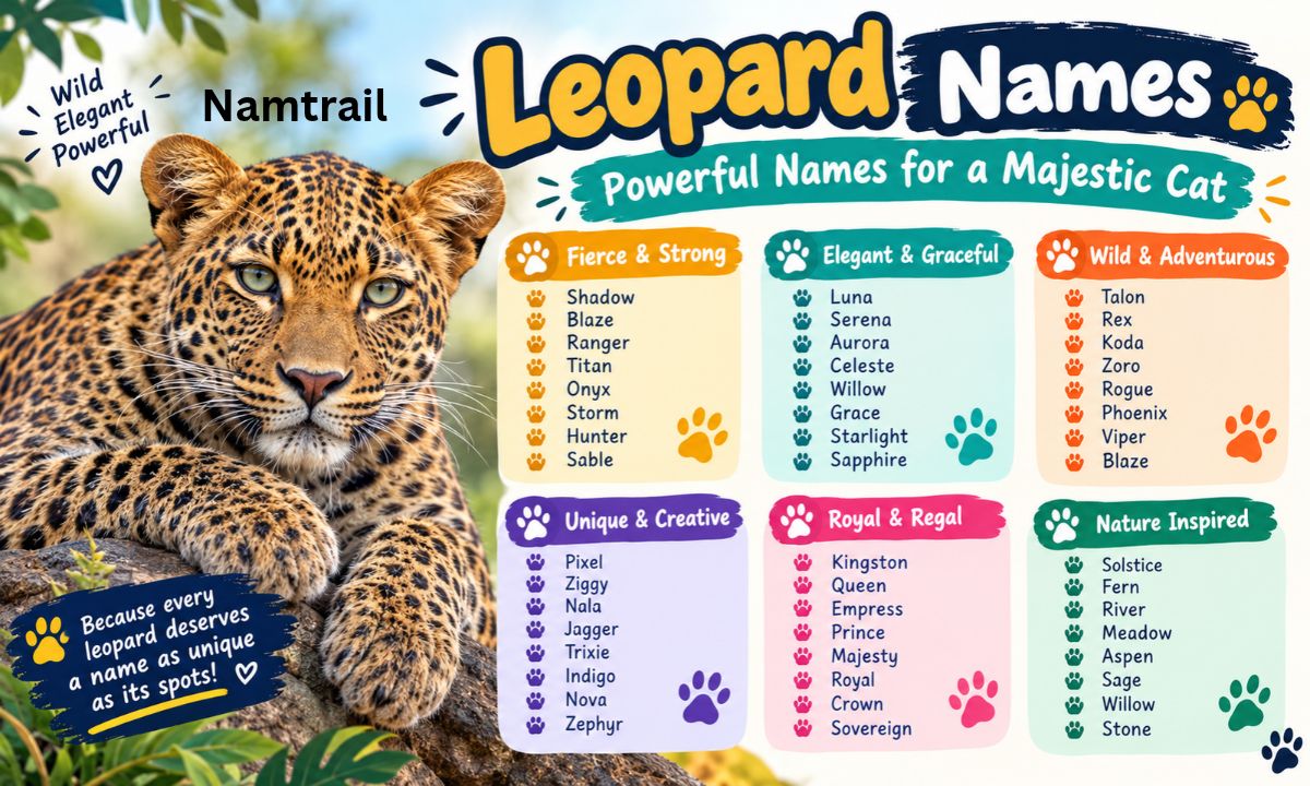 Funny Leopard Names