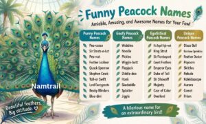 Funny Peacock Names