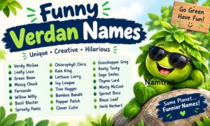Funny Verdan Names