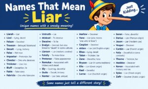 Names That Mean Liar