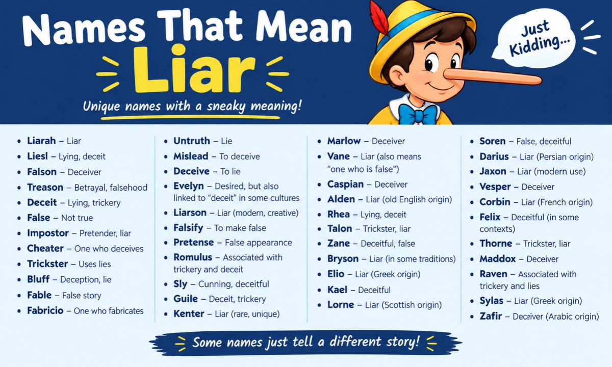 Names That Mean Liar