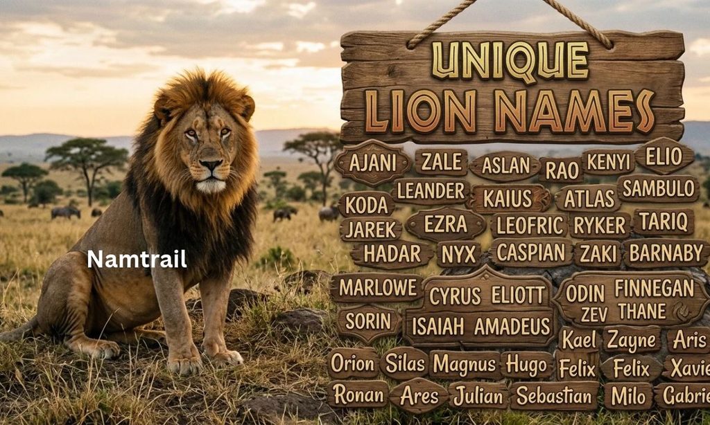 Unique Lion Names